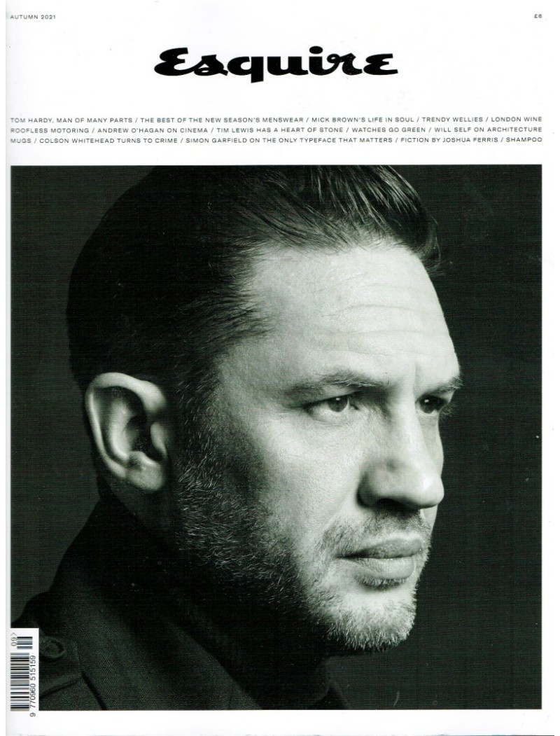 Esquire Magazine Autumn 2021 Tom Hardy Cover Esquire Magazine Autumn 2021 Tom Hardy Cover
