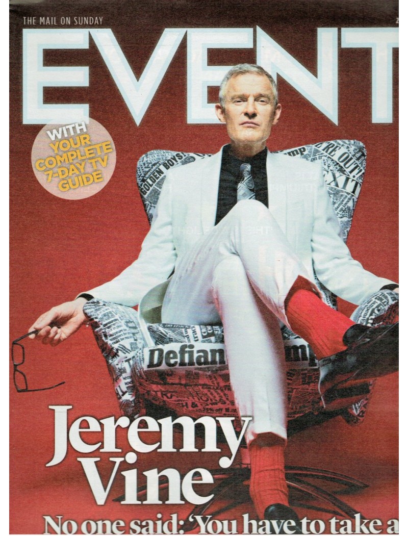 Event Magazine 2019 21/07/19 Jeremy Vine Event Magazine 2019 21/07/19 Jeremy Vine