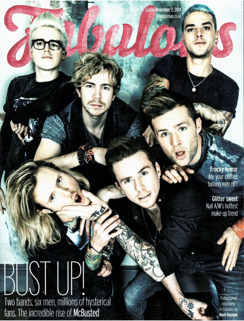 Fabulous Magazine 2014 2nd November 2014 Mcbusted