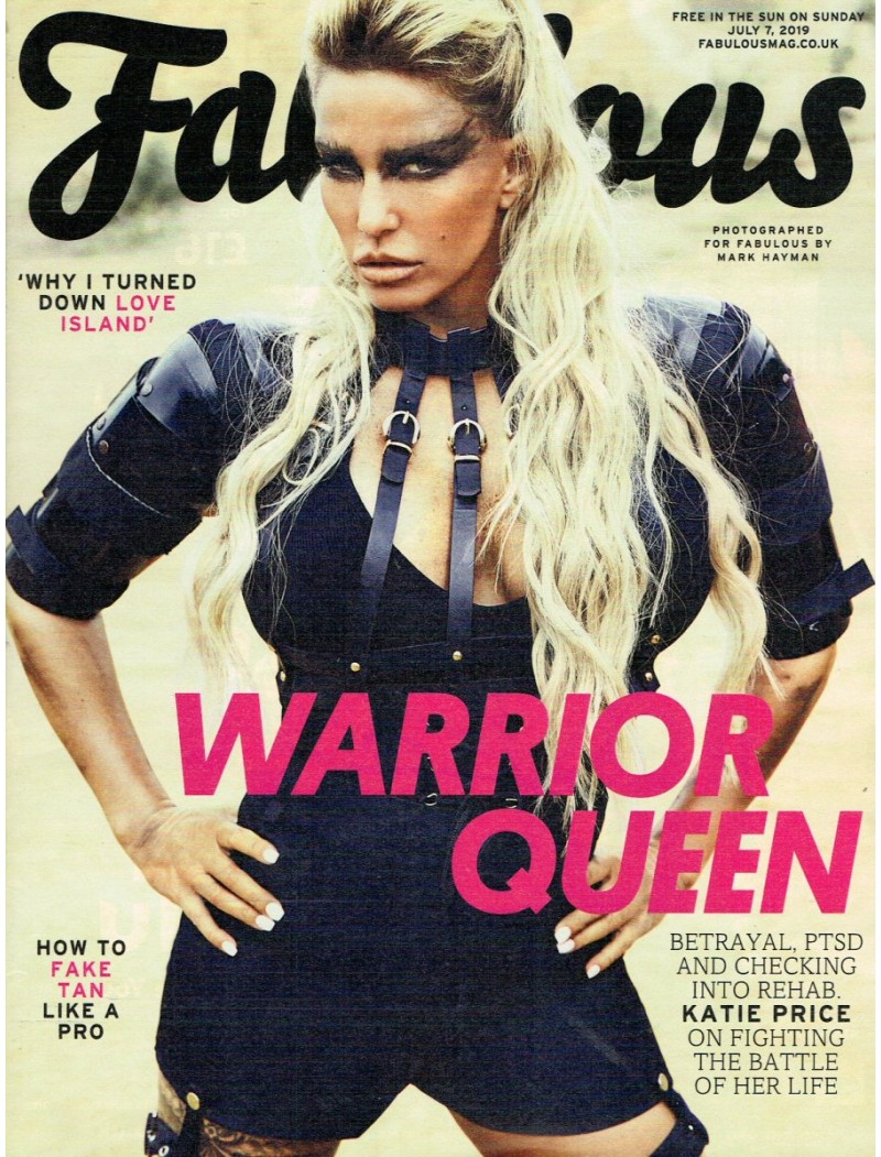 Fabulous Magazine 2019 7th July 2019 Katie Price