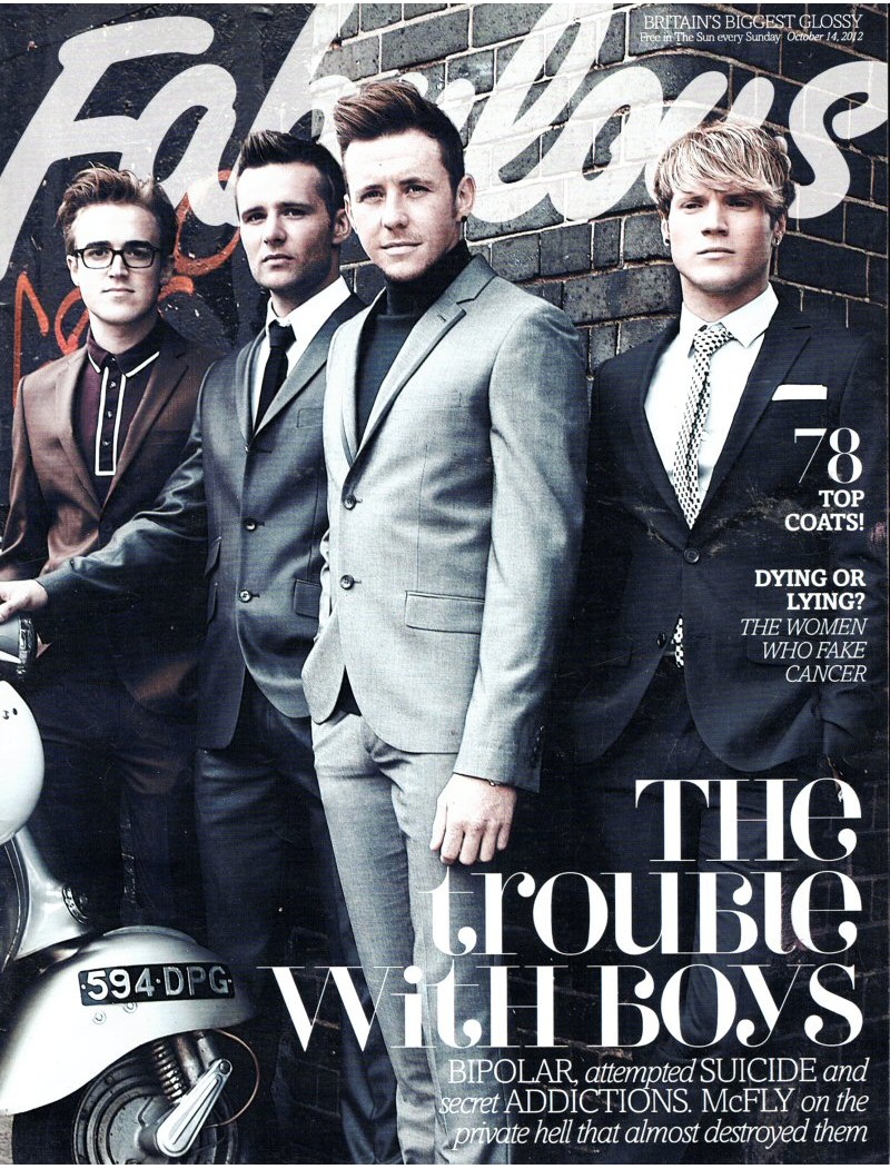 Fabulous Magazine 2012 14th October 2012 McFly