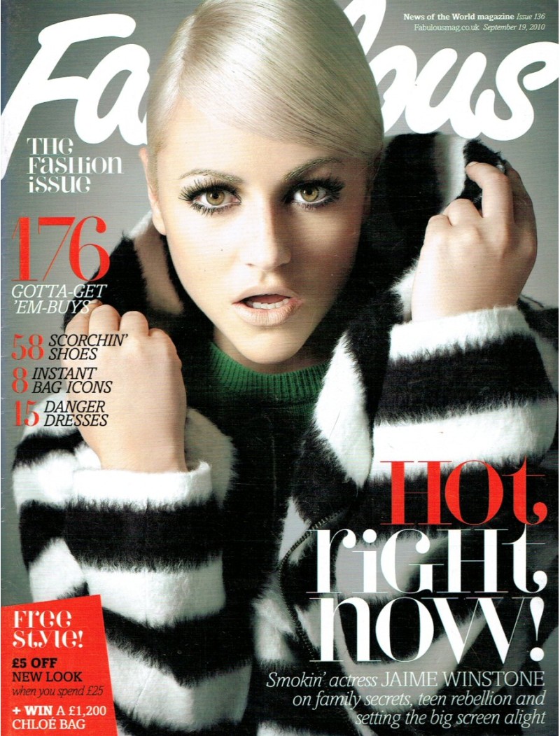 Fabulous Magazine 2010 19th September 2010 Jaime Winstone