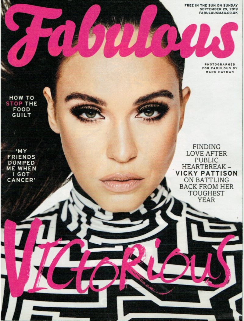 Fabulous Magazine 2019 29th September 2019 Vicky Pattison