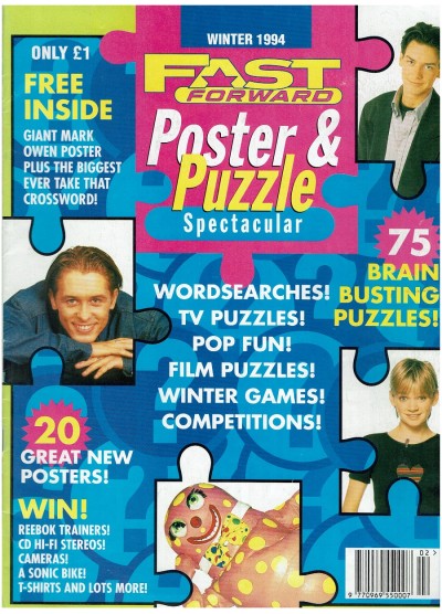 Fast Forward Magazine Poster And Puzzle Spectacular Winter 1994