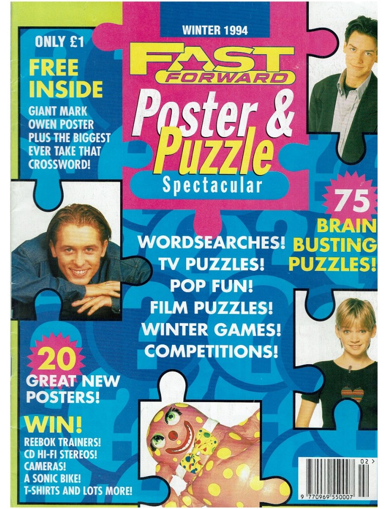 Fast Forward Magazine Poster And Puzzle Spectacular Winter 1994