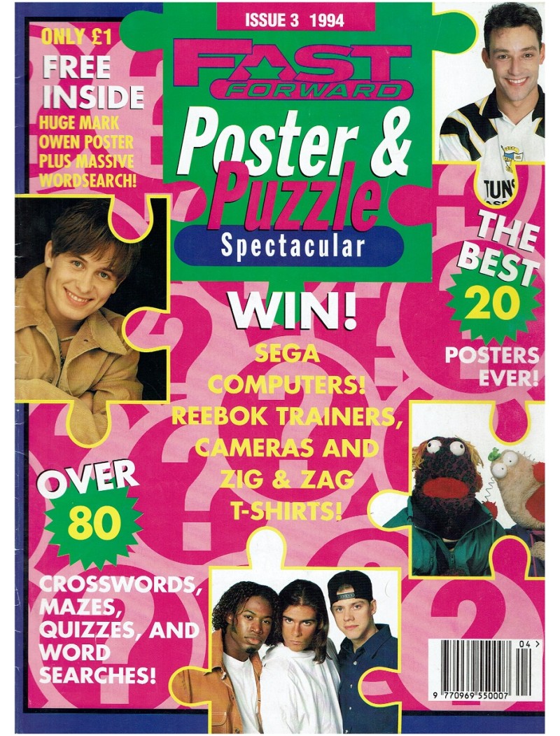 Fast Forward Magazine Poster And Puzzle Spectacular - Issue 3