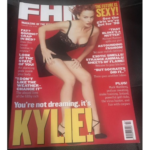 FHM Magazine 1998 02/98 Kylie Minogue