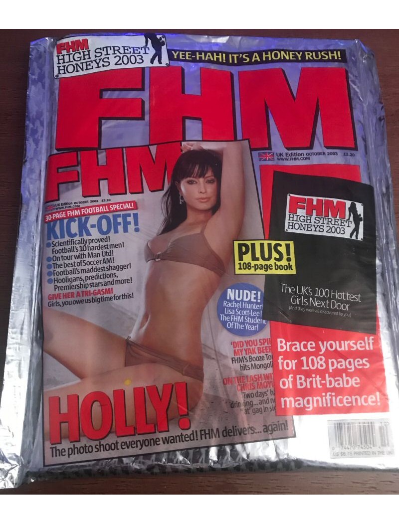 FHM Magazine 2003 October 2003 Holly Valance SEALED