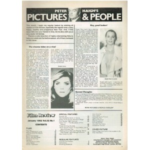 Film Review Magazine January 1982