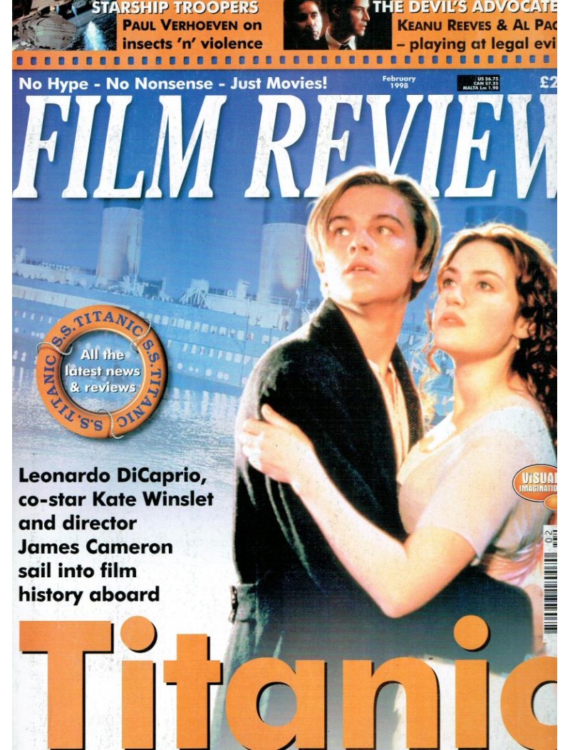 Film Review Magazine February 1998 Titanic