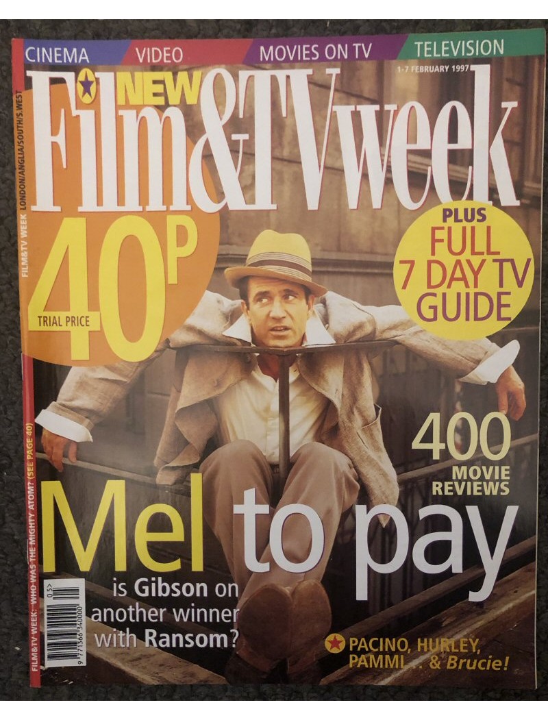 Film & TV Week Magazine 1st February 1997 Film & TV Week Magazine 1st February 1997