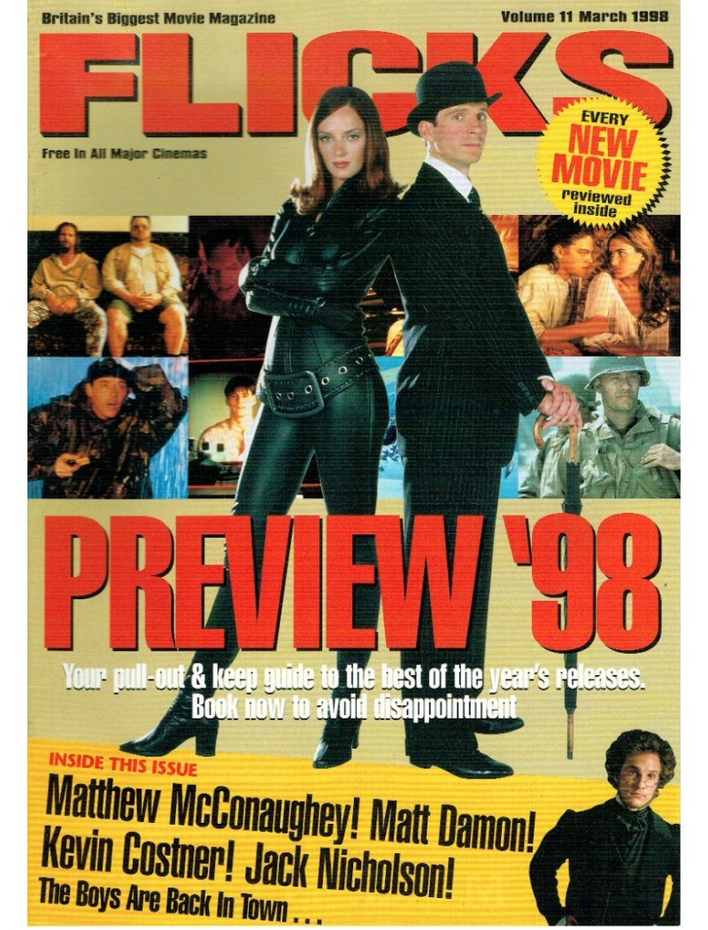 Flicks Magazine March 1998 Flicks Magazine March 1998