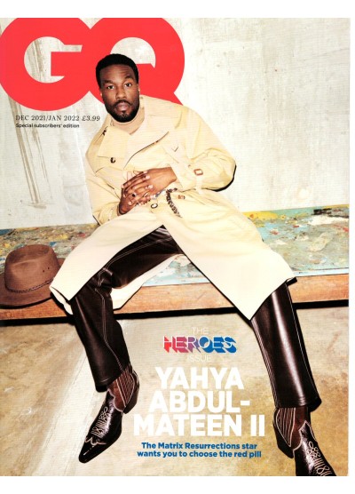 GQ Magazine December 2021 Yahya Abdul Mateen II