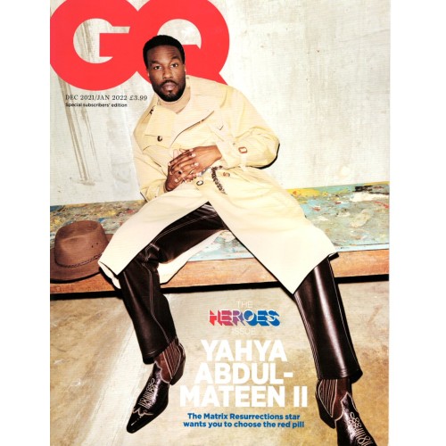 GQ Magazine 2021 12/21 Yahya Abdul Mateen II