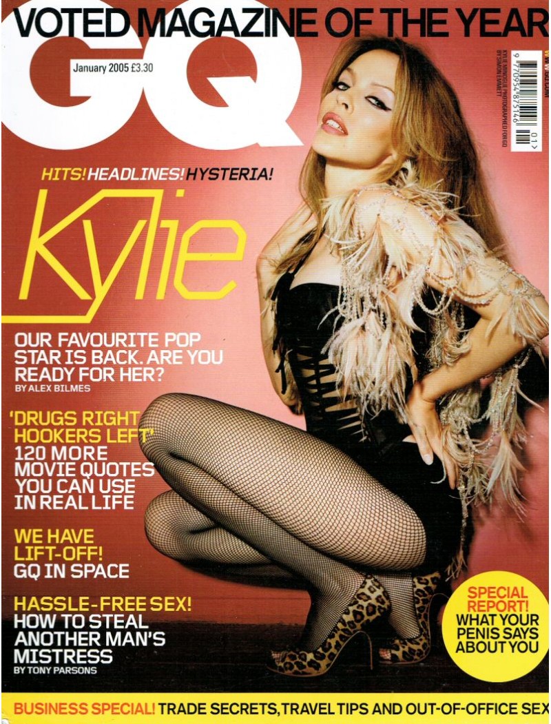 GQ Magazine January 2005 Kylie Minogue