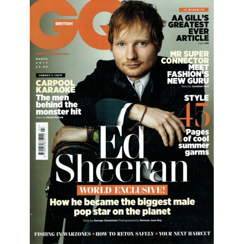 GQ Magazine 2017 March 2017 Ed Sheeran