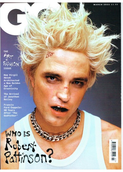 GQ Magazine 2022 03/22 Robert Pattinson Cover 2