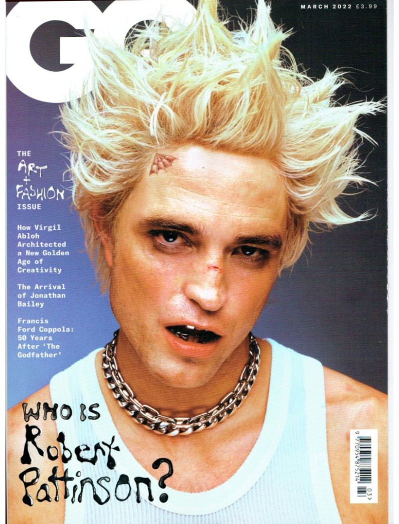 GQ Magazine 2022 03/22 Robert Pattinson Cover 2