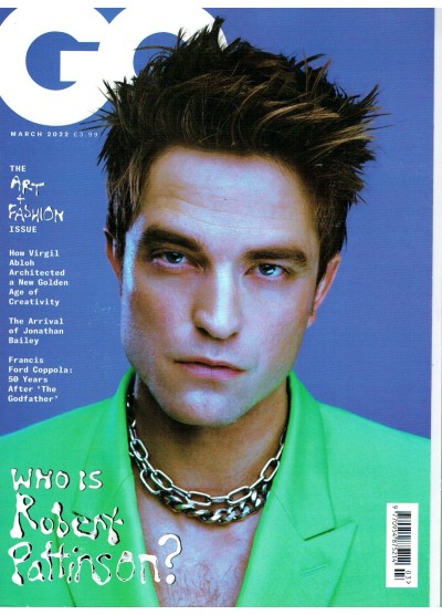 GQ Magazine 2022 03/22 Robert Pattinson Cover 1