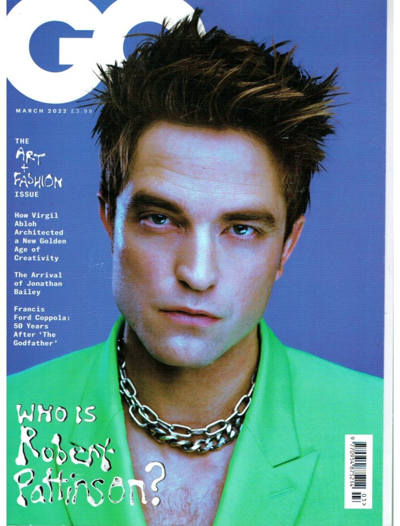 GQ Magazine 2022 03/22 Robert Pattinson Cover 1
