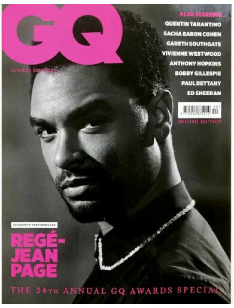 GQ Magazine 2021 October 2021 Rege Jean Page