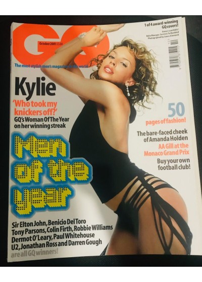 GQ Magazine 2001 10/01 Kylie Minogue