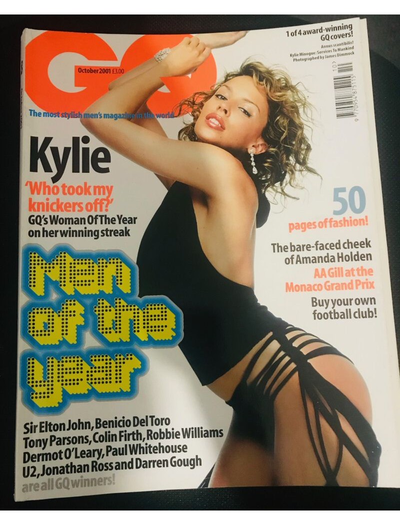 GQ Magazine 2001 10/01 Kylie Minogue