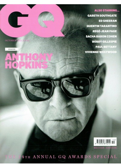 GQ Magazine 2021 10/21 Anthony Hopkins