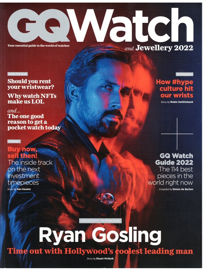 GQ Watch & Jewellery 2022 - Ryan Gosling