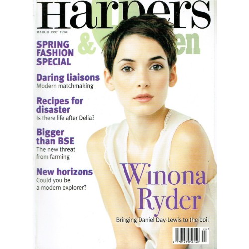 Harpers & Queen Magazine 1997 03/97 Winona Ryder