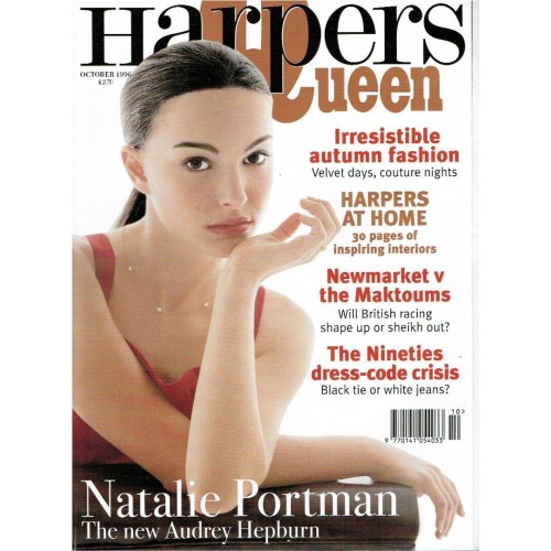 Harpers & Queen Magazine 1996 10/96 Natalie Portman