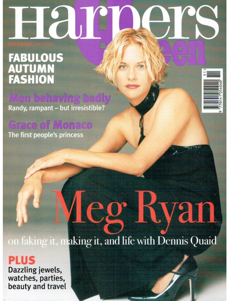 Harpers & Queen Magazine 1997 November 1997 Meg Ryan