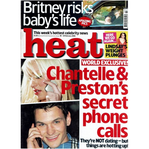 Heat Magazine - 2006 18th February 2006 Wentworth Miller Tess Daly Vernon kay Alan Sugar Kate Moss