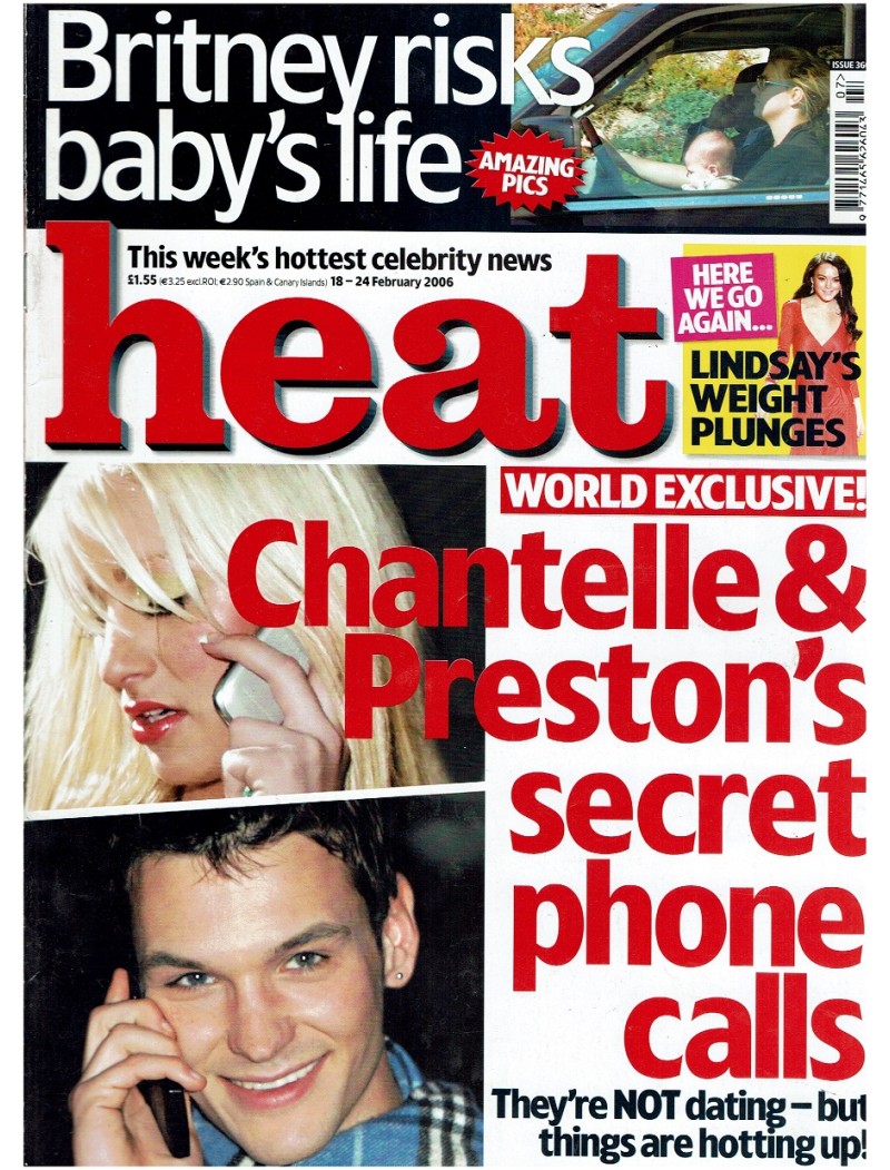 Heat Magazine - 2006 18th February 2006 Wentworth Miller Tess Daly Vernon kay Alan Sugar Kate Moss