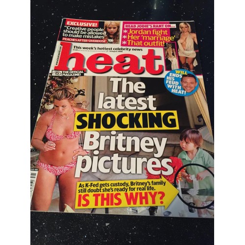 Heat Magazine - 2008 2nd August 2008 Britney Spears Will Young Peaches Geldof Jodie Marsh