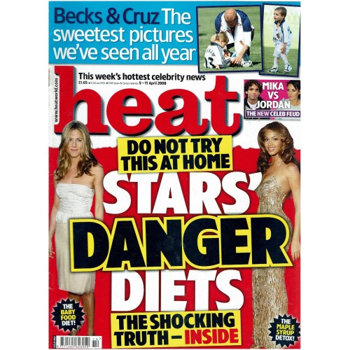 Heat Magazine - 2008 5th April 2008 Adrian Grenier Girls Aloud David Walliams Alan Sugar