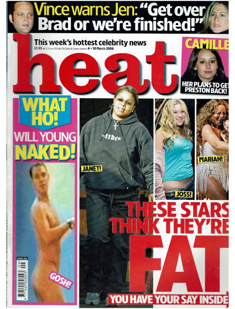 Heat Magazine - 2006 4th March 2006 Jennifer Aniston Lorraine Kelly Holly Willoughby