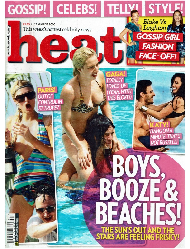 Heat Magazine - 2010 7th August 2010 Lady Gaga Mcfly Duncan James The Wanted