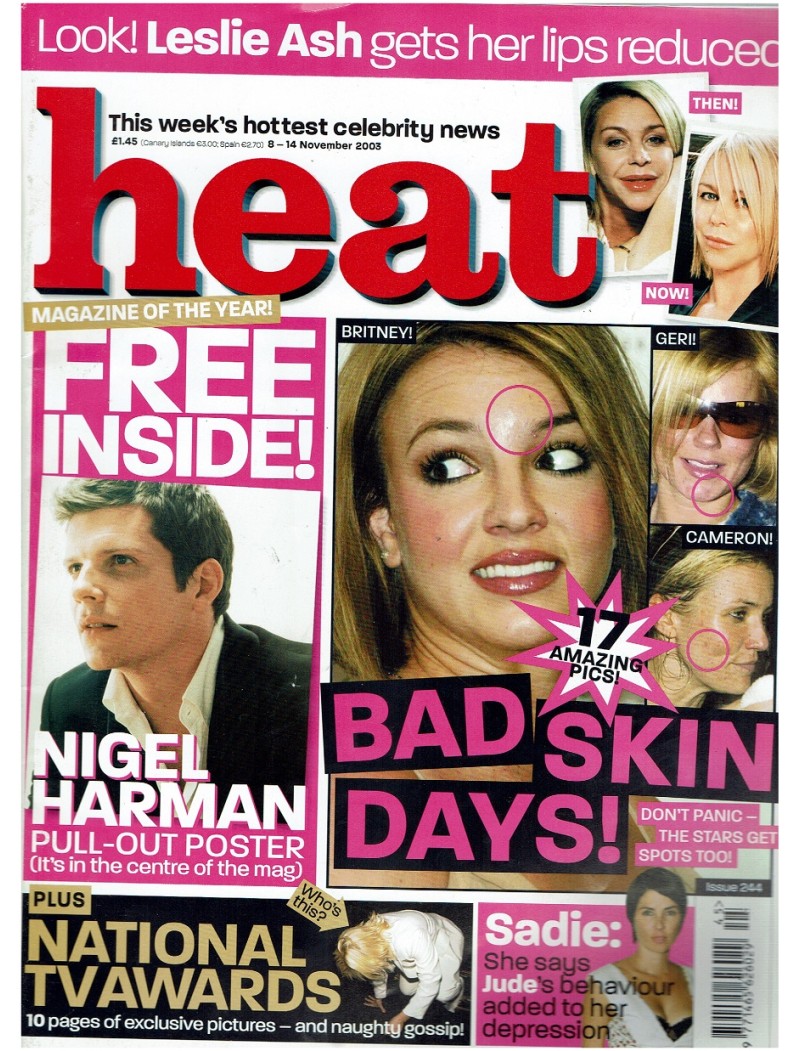 Heat Magazine - 2003 08/11/03