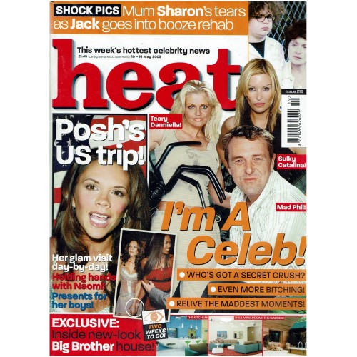 Heat Magazine - 2003 10th May 2003 Victoria Beckham Girls Aloud Justin Timberlake Ronni Ancona