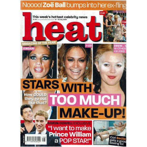 Heat Magazine - 2003 12th July 2003 Tara Palmer Tomkinson Kym Marsh Laura Sadler David Beckham