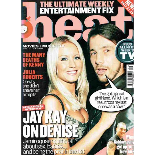 Heat Magazine - 1999 15th May 1999 Abba Jay Kay Jim Carrey Cannes John Thaw