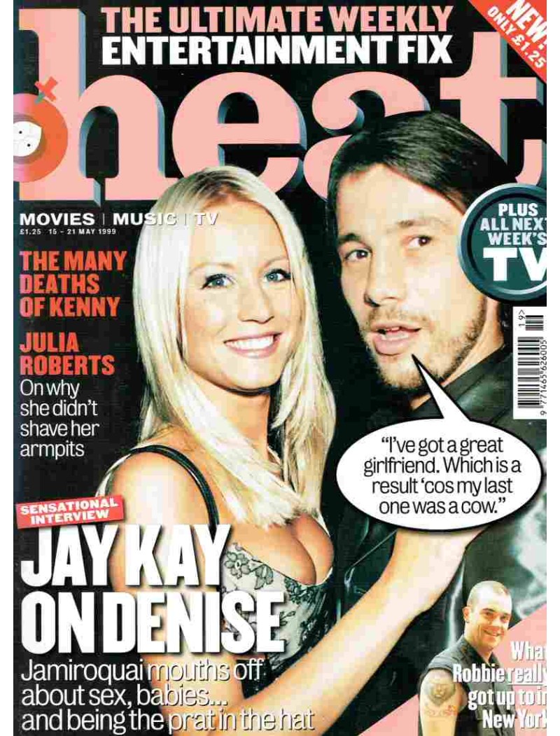 Heat Magazine - 1999 15th May 1999 Abba Jay Kay Jim Carrey Cannes John Thaw