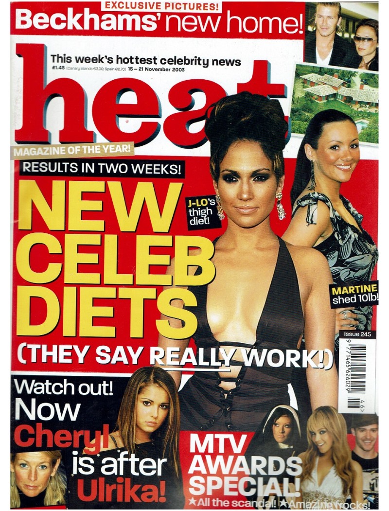 Heat Magazine - 2003 15th November 2003 Martine McCutcheon MisTeeq Kelly Osbourne Nicole Kidman