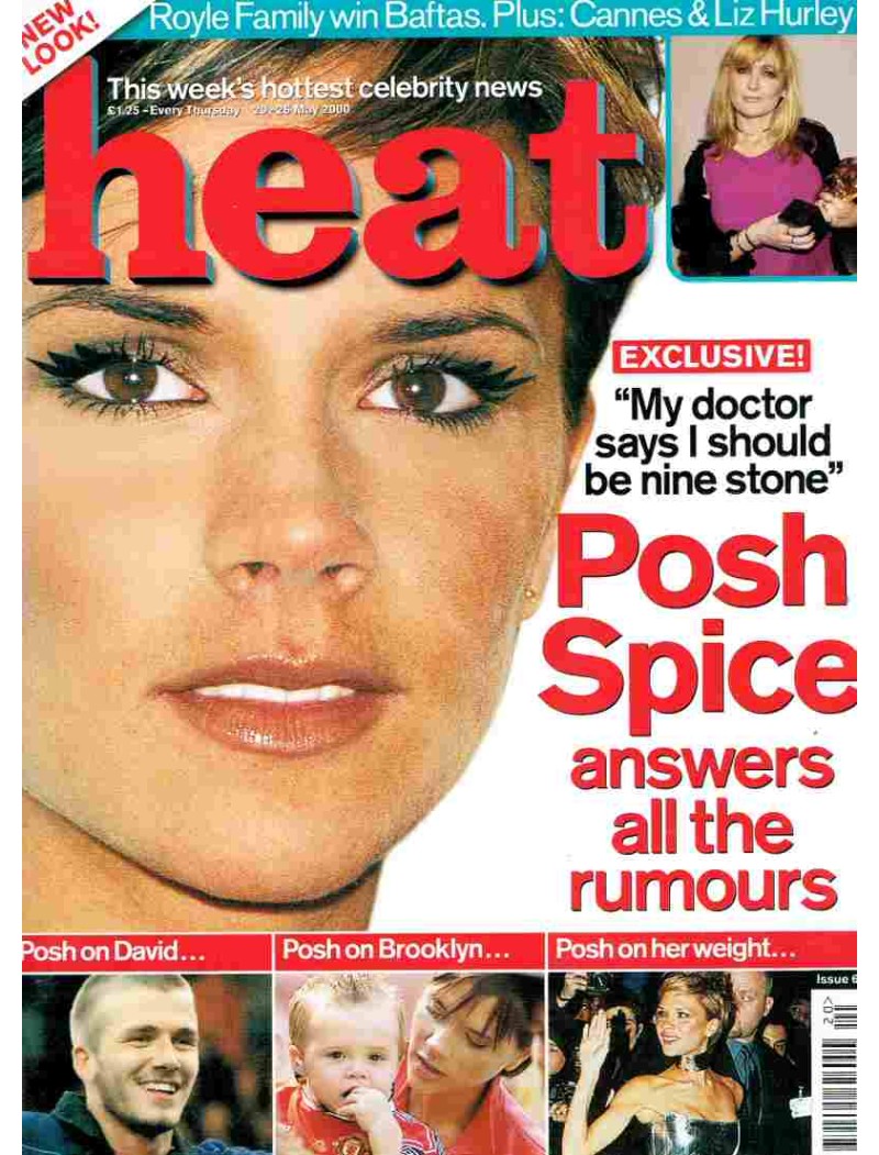 Heat Magazine - 2000 20th May 2000 Victoria Beckham Hugh Grant Michael Greco Royal Family