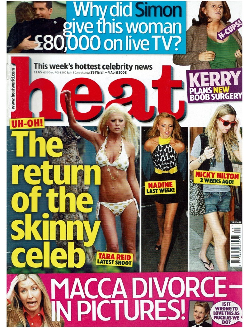 Heat Magazine - 2008 29th March 2008 Katherine Heigl Javier Brdem Jack P Shepherd Andrew Lloyd Webber