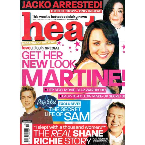 Heat Magazine - 2003 29th November 2003