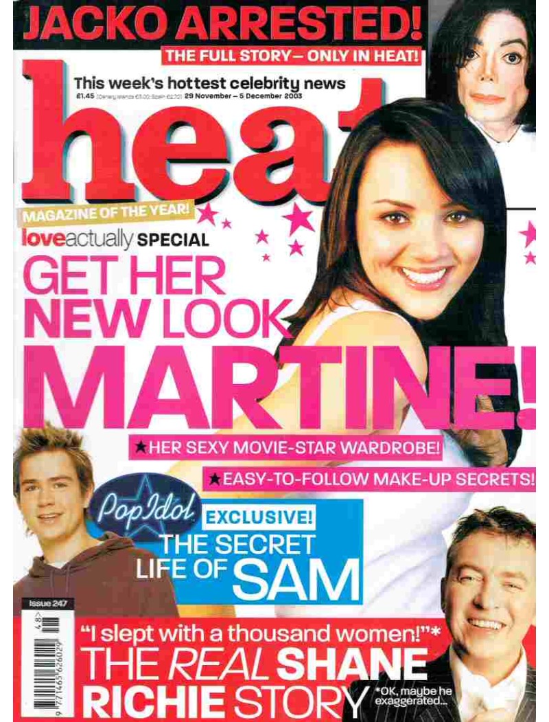 Heat Magazine - 2003 29th November 2003