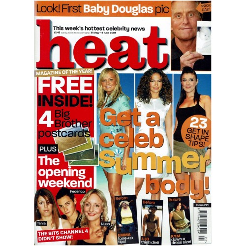 Heat Magazine - 2003 31st May 2003 Michael Douglas Kylie Lisa Kudrow Cilla Black
