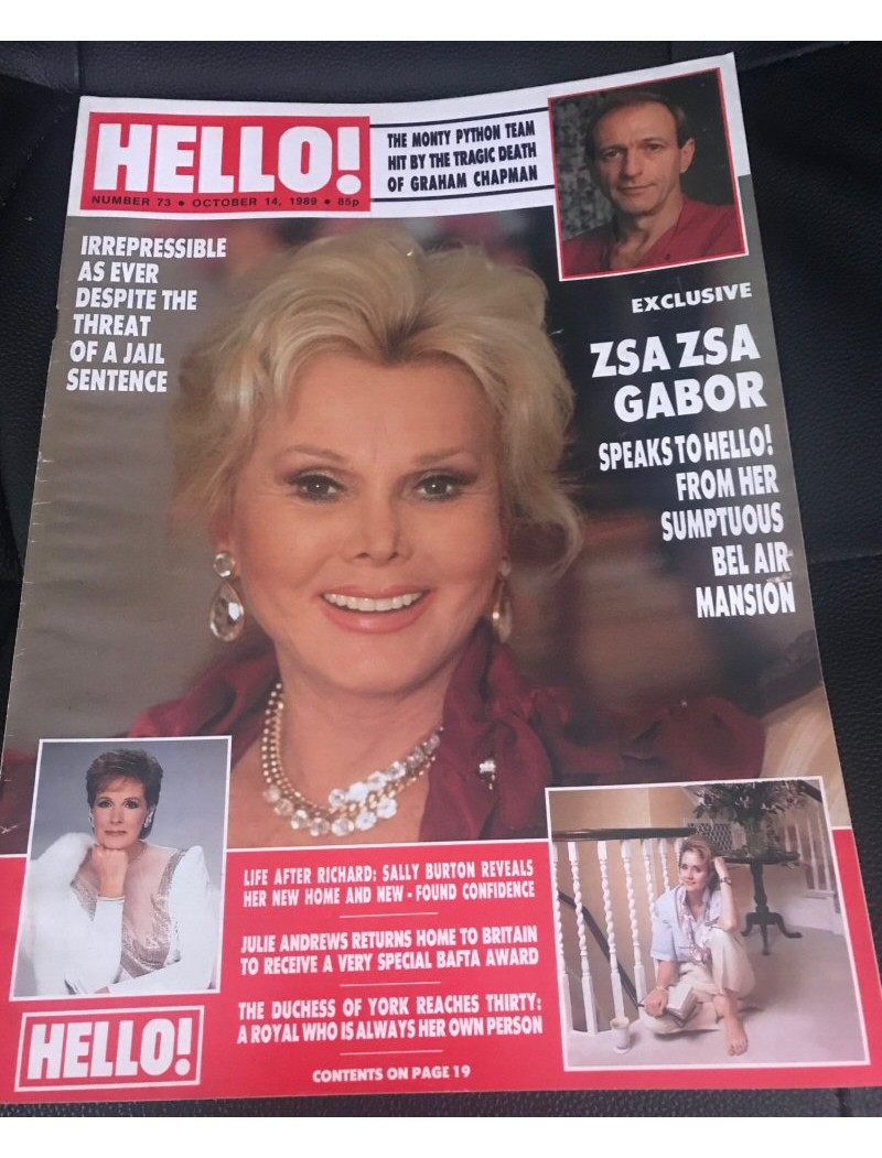 Hello Magazine Issue 73 14th October 1989